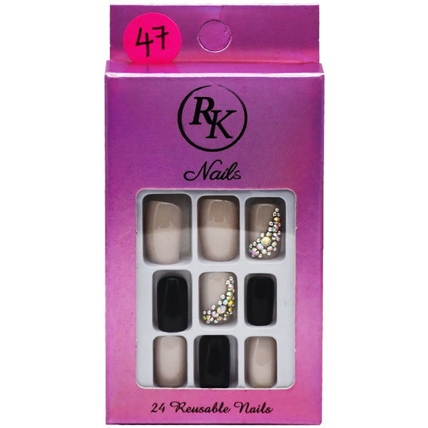 RK Reusable Nails 24 pieces/47
