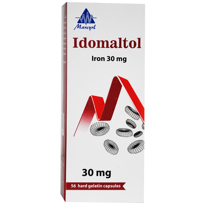 Idomaltol Iron 30mg 56 Hard Gelatin Cap