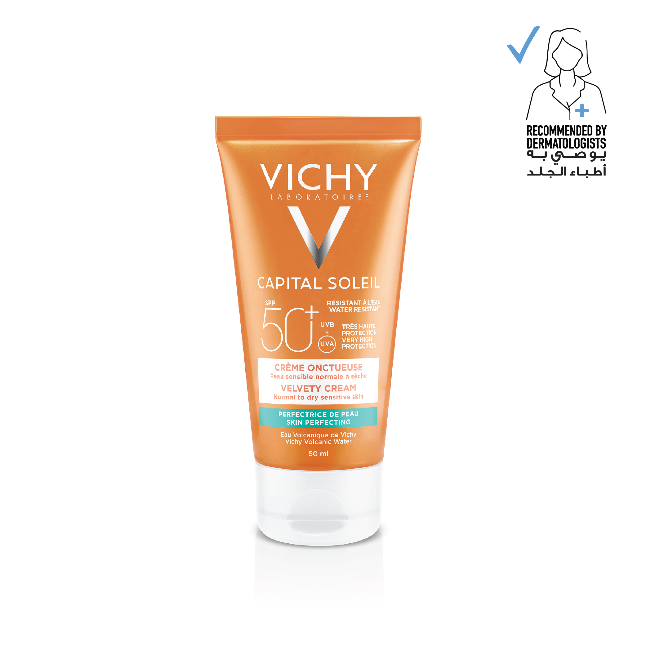 Vichy Capital Soleil SPF 50+ Velvety Cream Skin Perfecting Action 50ml