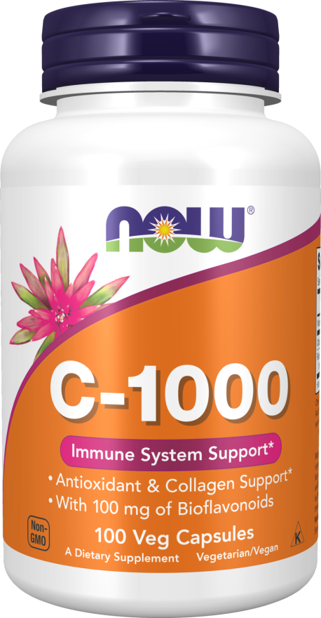 Now Vitamin C 1000mg 100 Capsules