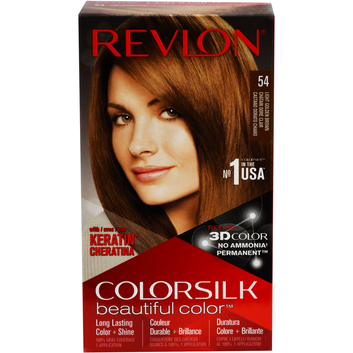 Revlon Colorsilk Light Golden Brown/54