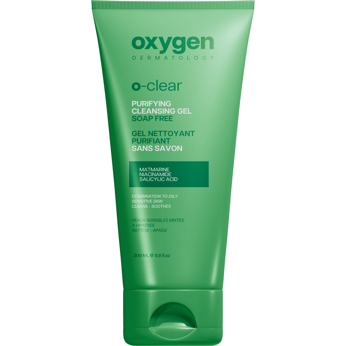 Oxygen O-Clear Purifying Cleansing Gel 200ml