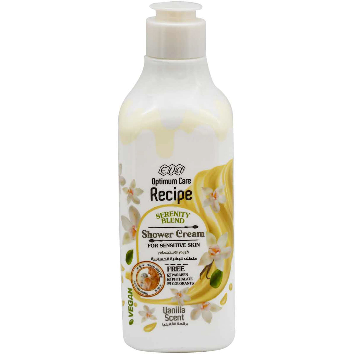 Eva Recipe Vanilla Scent Shower Cream 370 ml