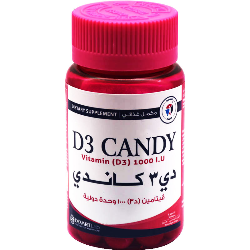 D3 Candy 1000 Iu For Adult 30 pieces