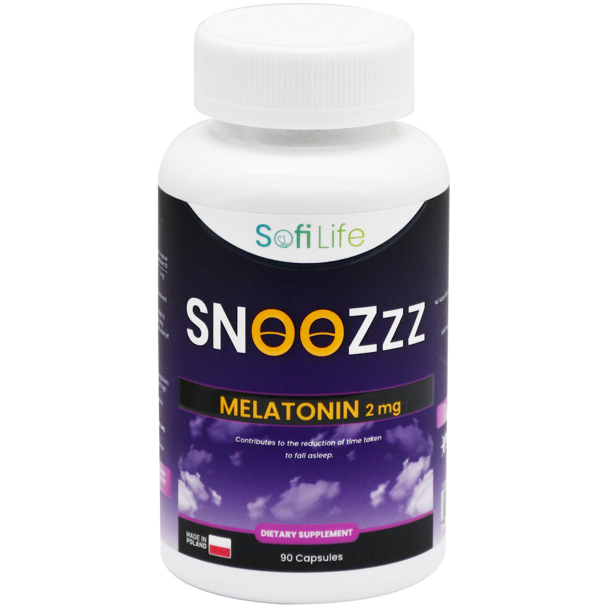 Sofi Life Snoozzz Melatonin 2mg 90 Capsules