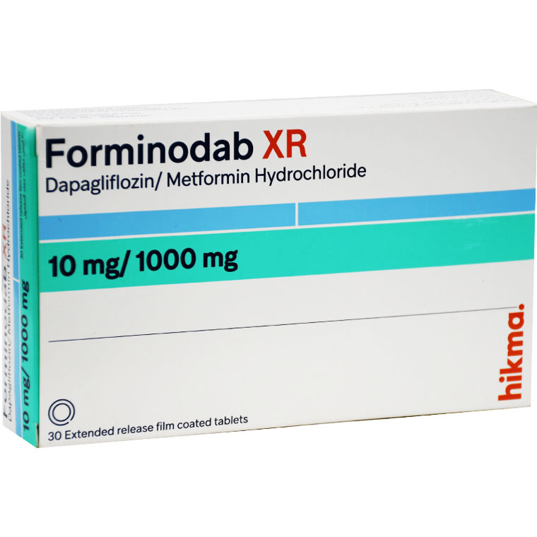 Forminodab XR (Extended Release) 10/1000mg 30 Film Coated Tablet