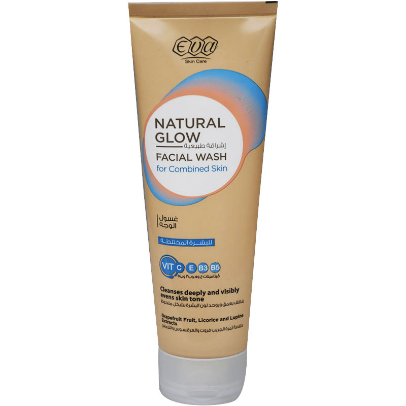 Eva Sun Care Natural Glow Facial Wash For Combined Skin 100ml