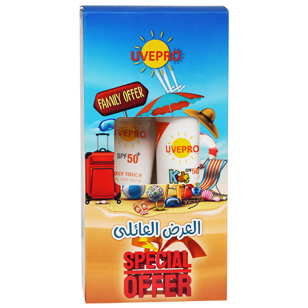Uvepro Kids SPF (50+) Spray 200ml+Dry Touch 50ml (Offer Pack)
