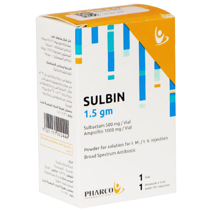 Sulbin 1.5Gm 1 Vial