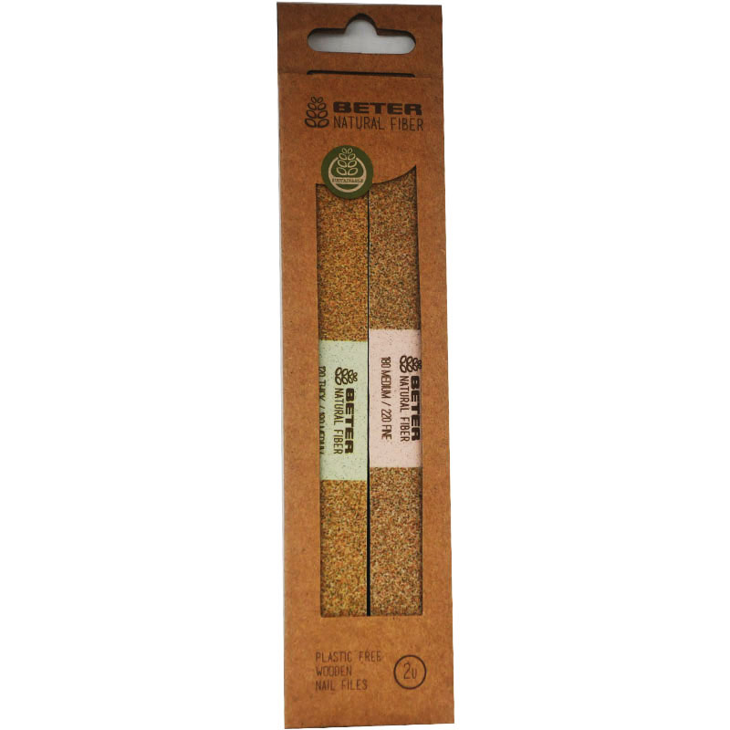 Beter Plastic Free Nail File 2 pieces /05.300