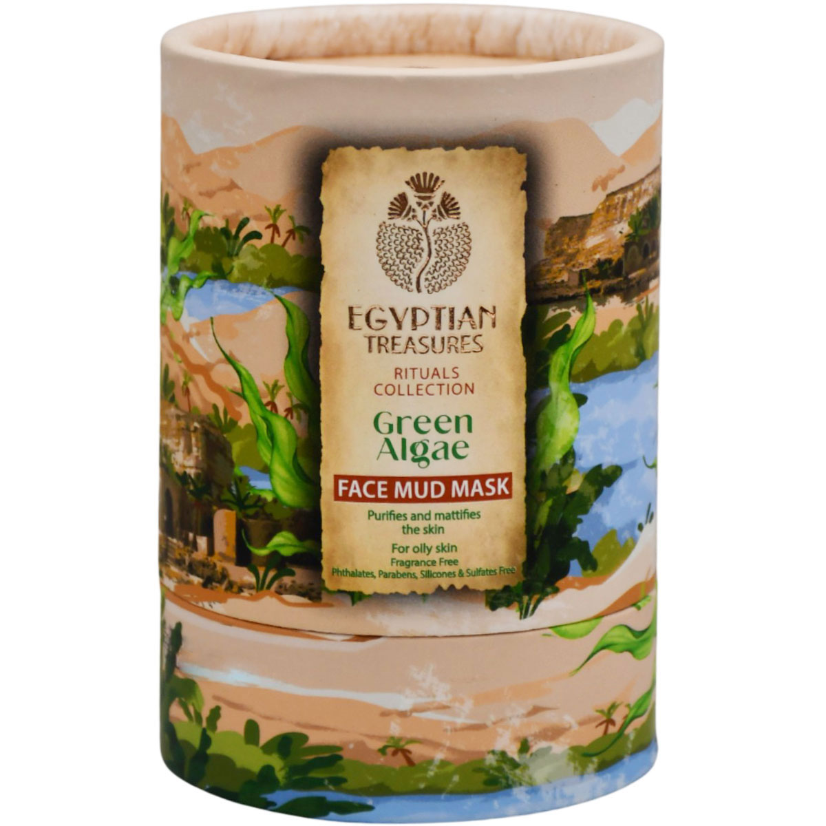 Egyptian Treasures Green Algae Face Mud Mask 50ml