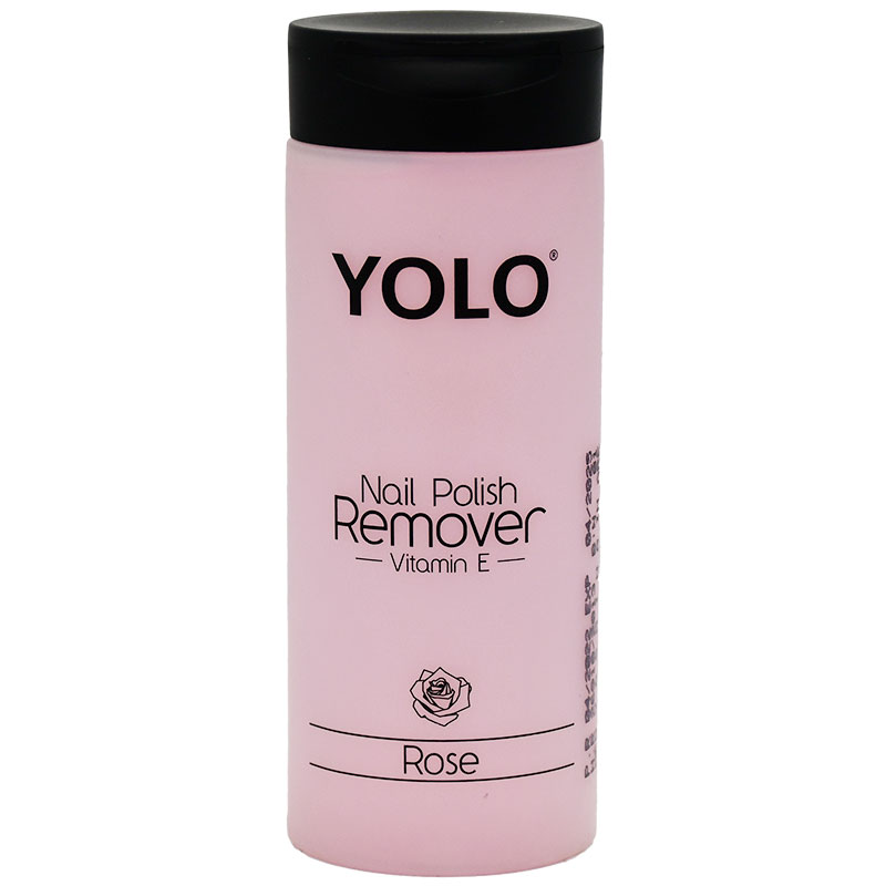 Yolo Nail Polish Remover Rose 135ml