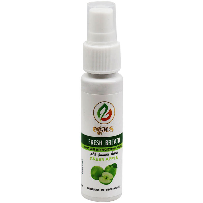 Egacs Fresh Breath Green Apple Spray 30ml