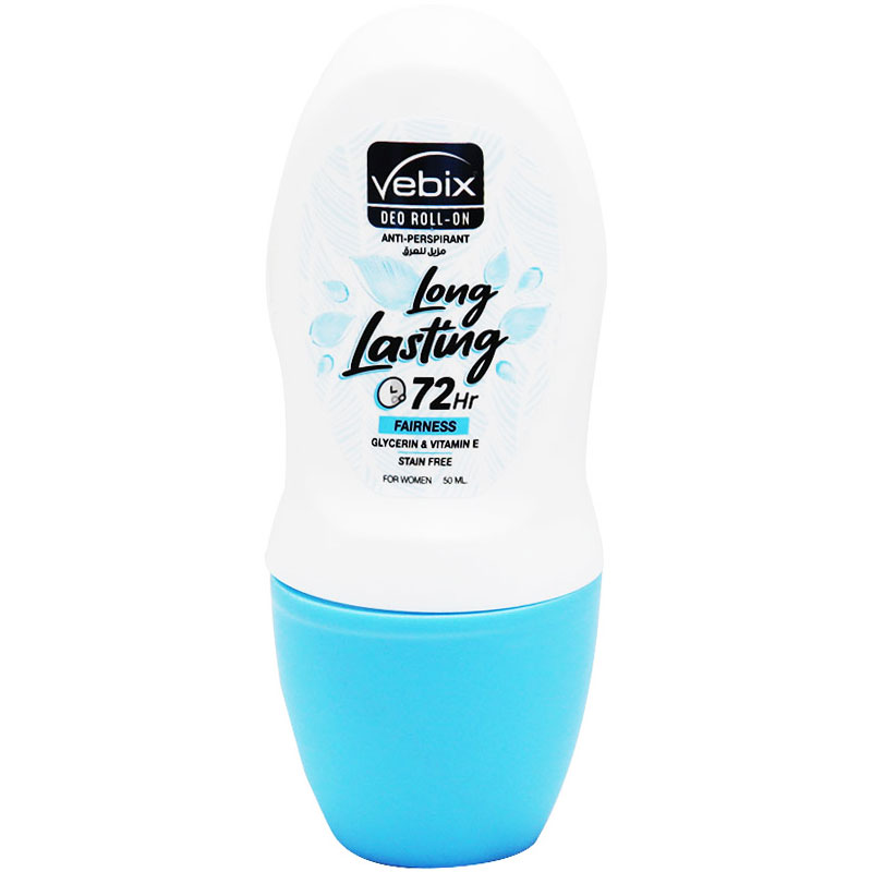 Vebix Long Lasting Fairness Deodorant Roll On for Women 50ml