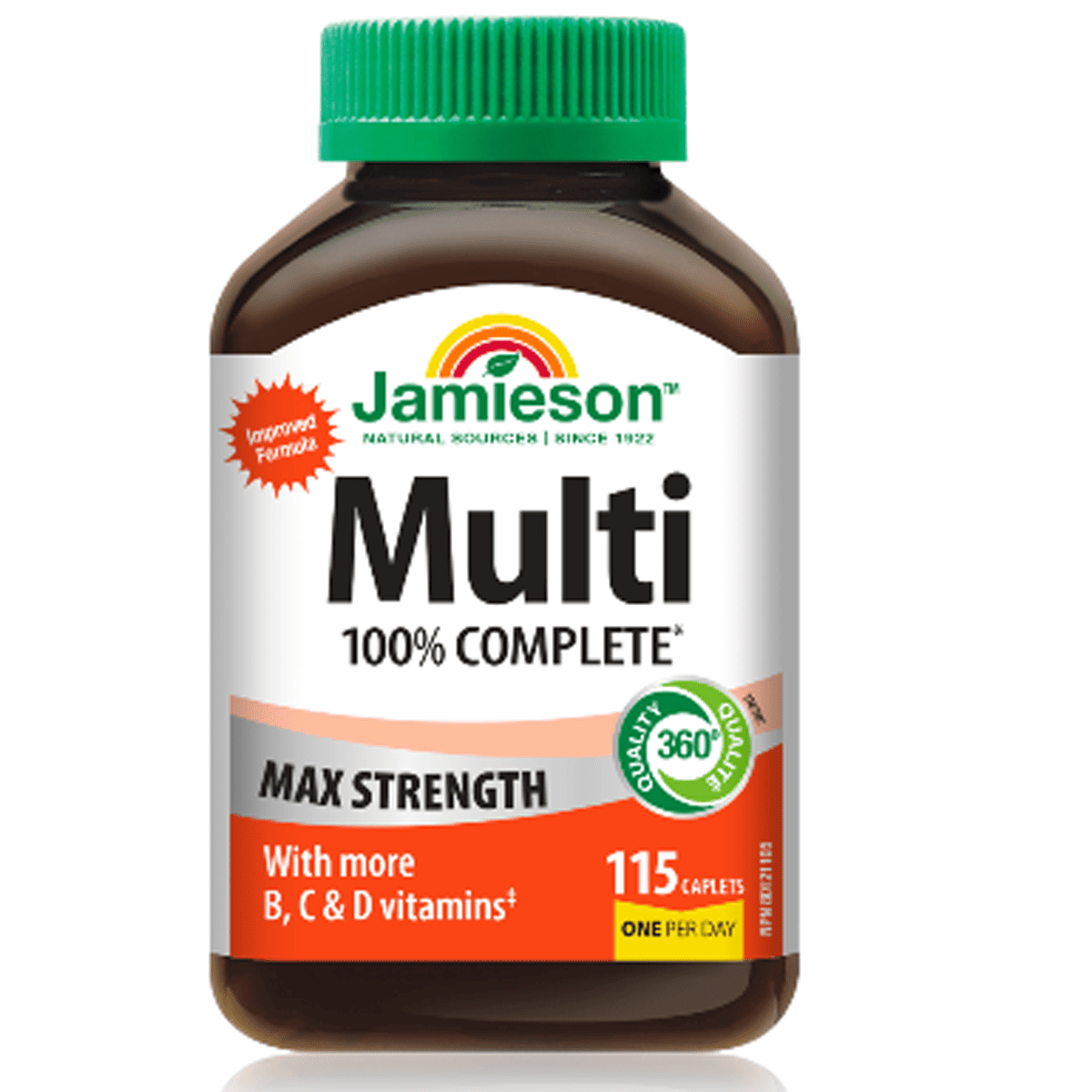 Jamieson Multi 100% Complete Max Strength 115 Caplets