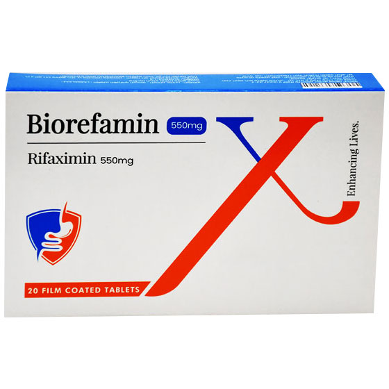 Biorefamin 550mg 20 Film Coated Tablets