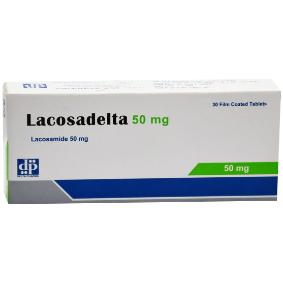Lacosadelta 50mg 30 Film Coated Tablets