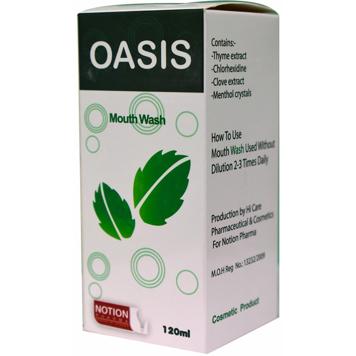 Oasis 120ml Mouthwash