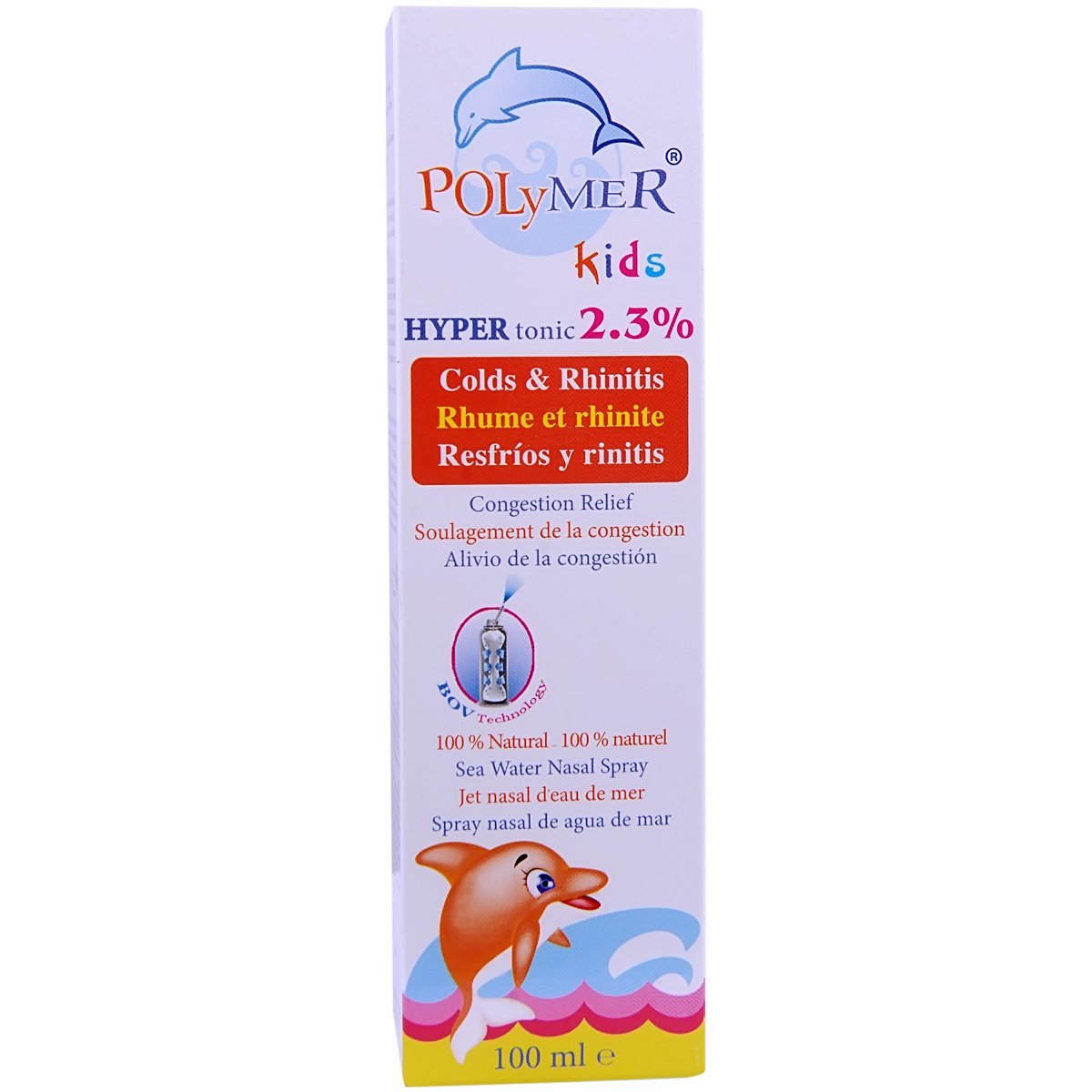 Polymer Kids (Hyper Tonic2.3%) 100m Nasal Spray
