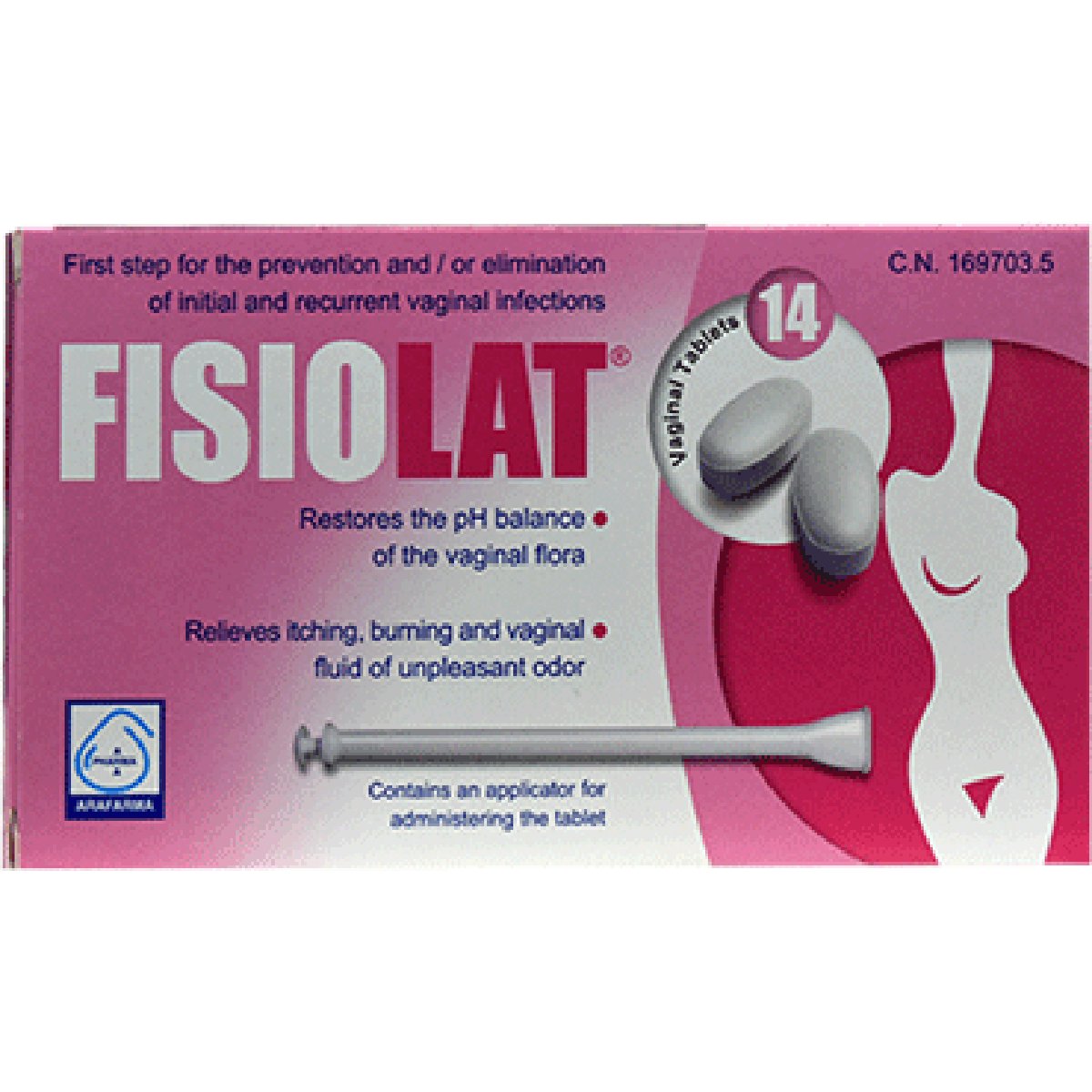 Fisiolat 14 Vaginal TabletsApplicator