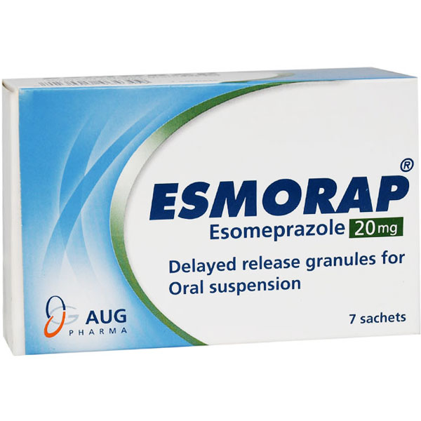 Esmorap 20mg Granules Delayed Release Suspension 7 Sachet