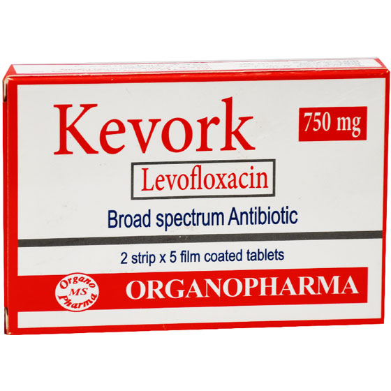 Kevork 750mg 10 Film Coated Tablets