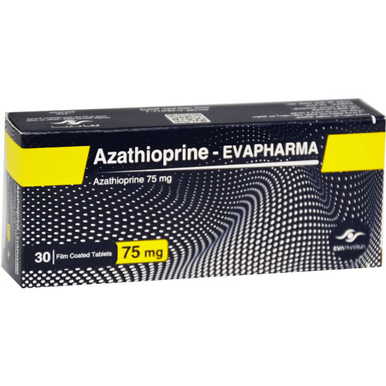 Azathioprine Evapharma 75mg 30 Film Coated Tablets