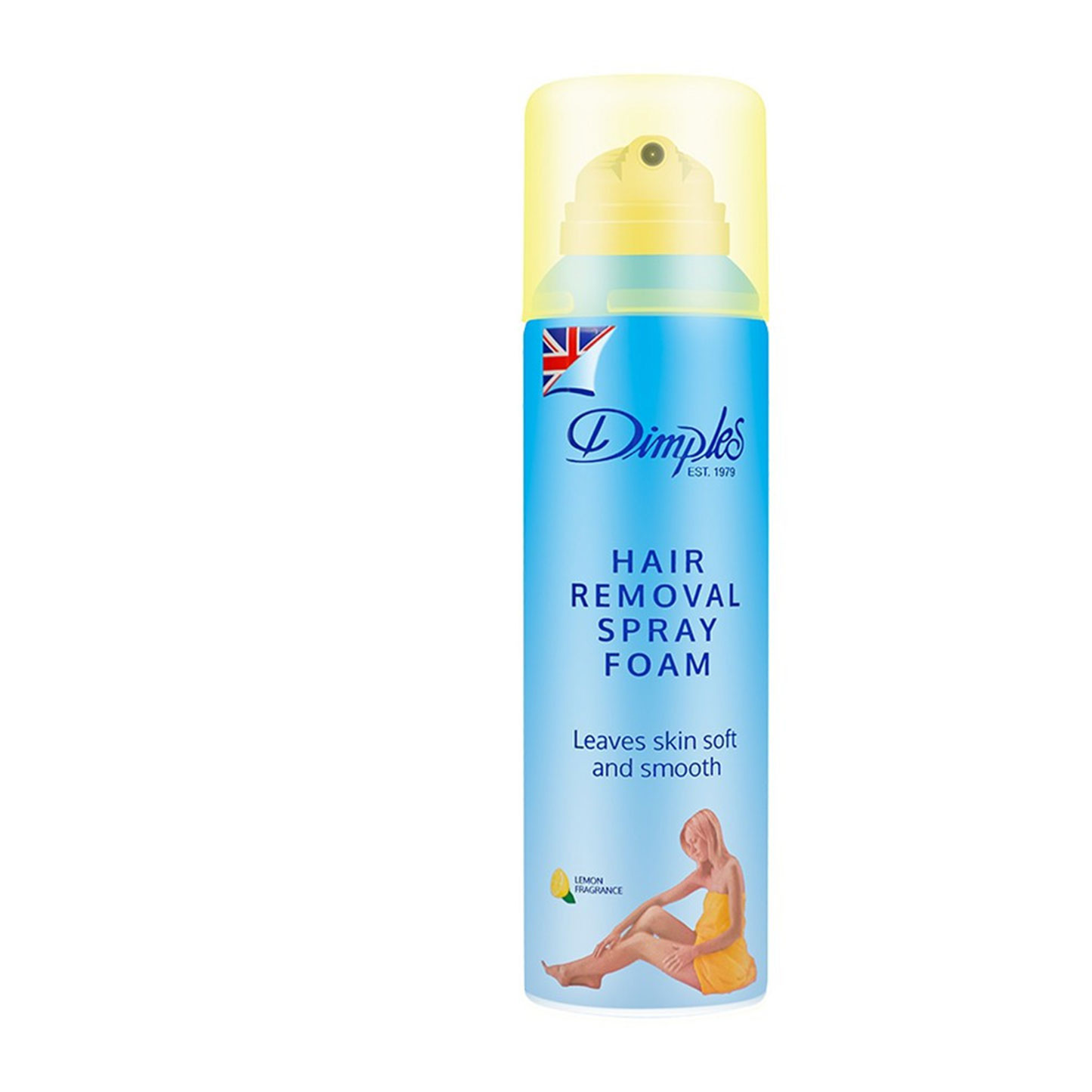 Dimples Lemon Fragrance Hair Removal Foam Spray 100ml