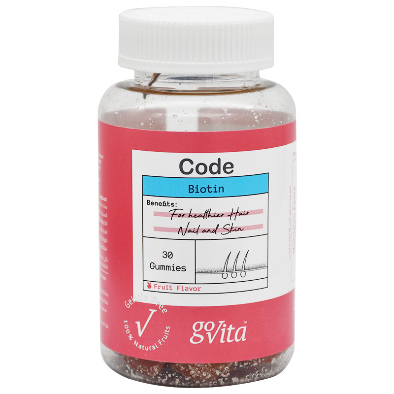 Govita Code Biotin Fruit Flavor 30 Gummies