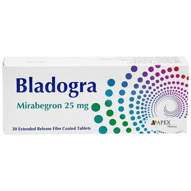 Bladogra 25mg 30 Extended Release Film Coated Tablet