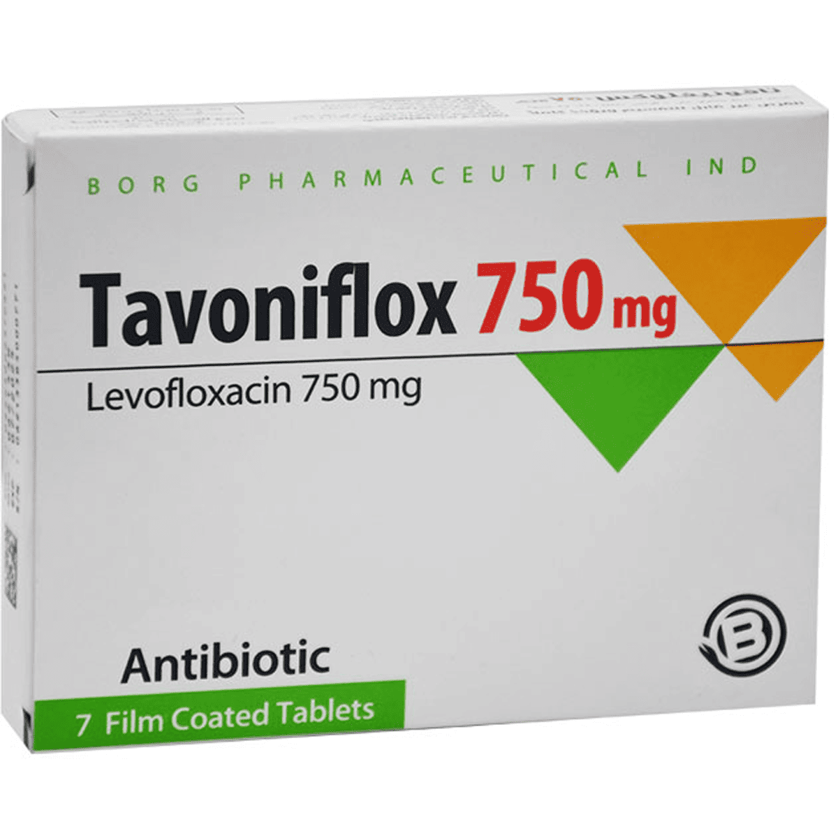 Tavoniflox 750mg 7 Film Coated Tablet