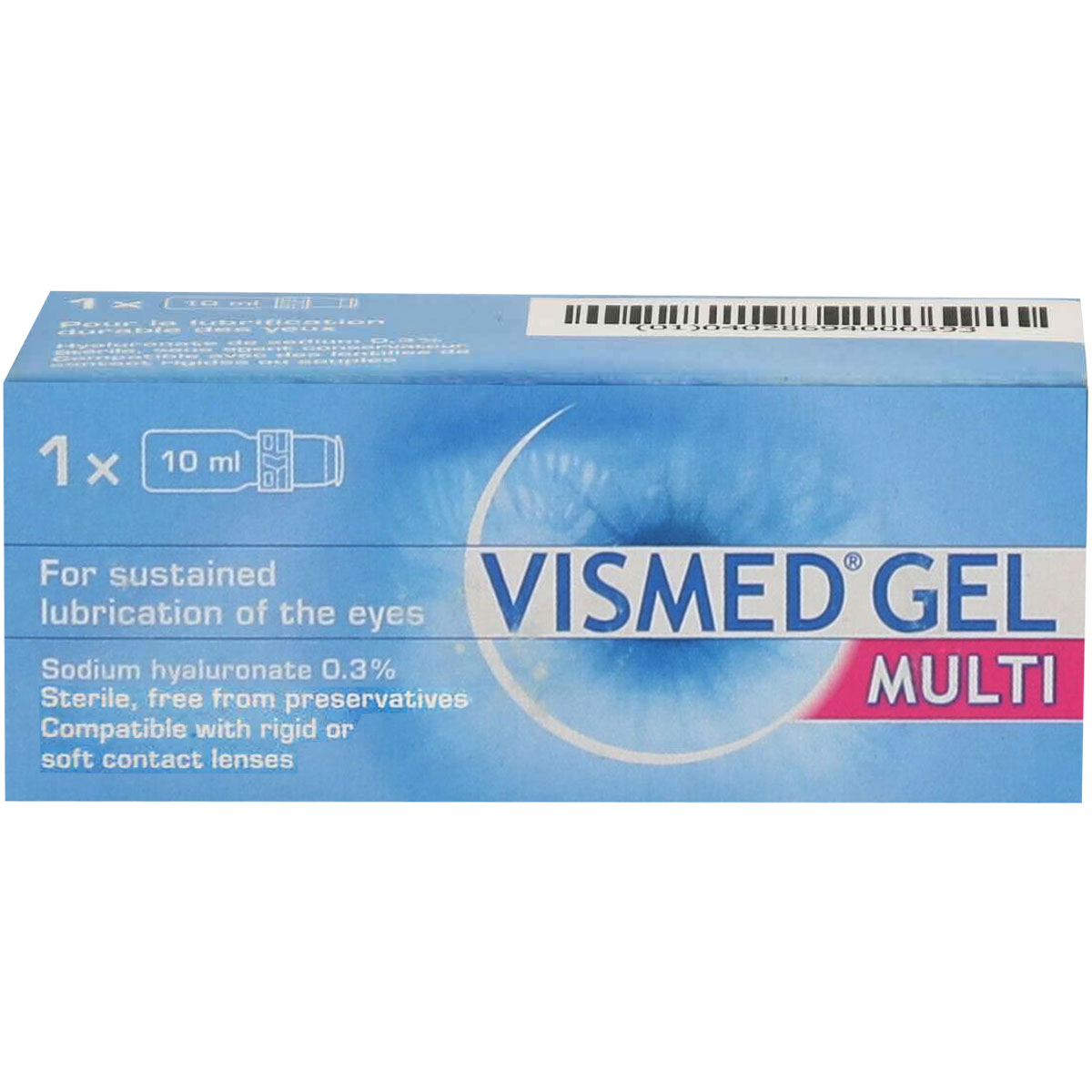 Vismed Gel Multi 0.3% 10ml Lubricant Eye Drop