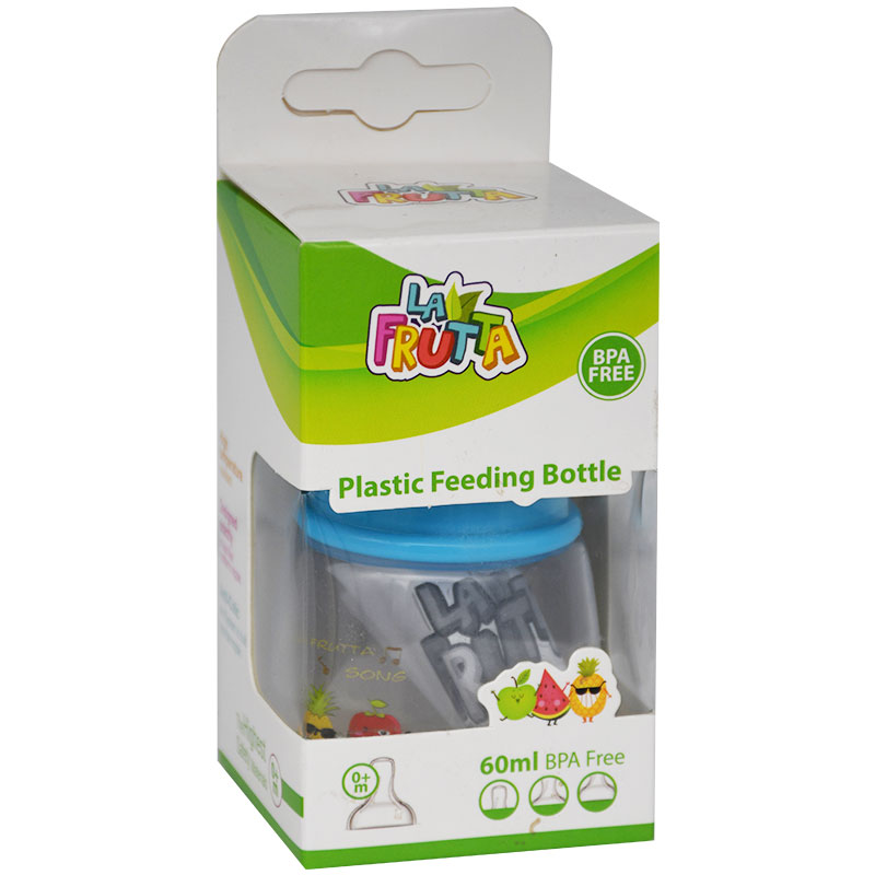 La Frutta Plastic Feeding Bottle (0 Month +) 60ml/22040