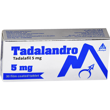 Tadalandro 5mg 30 Film Coated Tablets