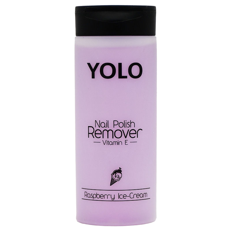 Yolo Nail Polish Remover Rasberry Ice Cream 135ml