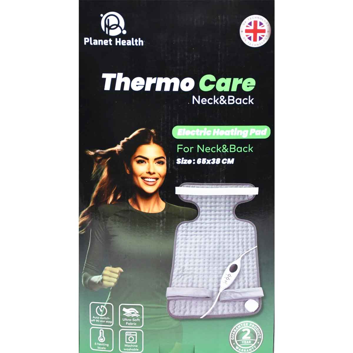 Planet Health Thermo Care Neck and Back Electric Heating Pad