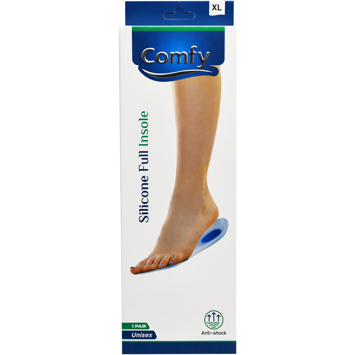 Comfy Silicone Full Insole XLarge