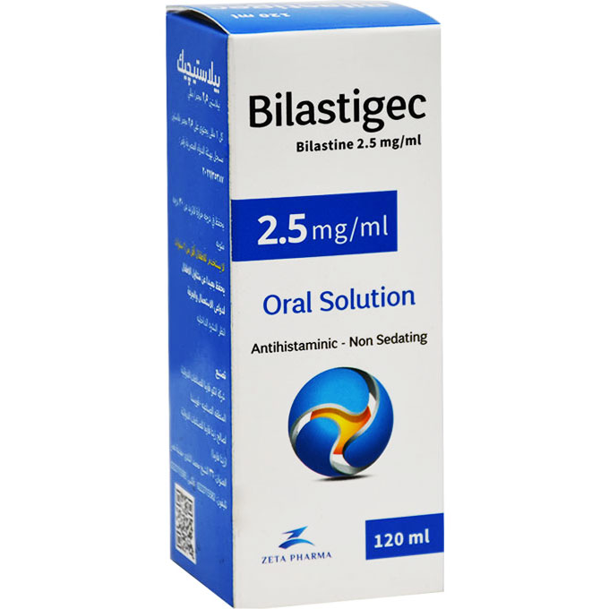 Bilastigec 2.5mg/ml Oral Solution 120ml