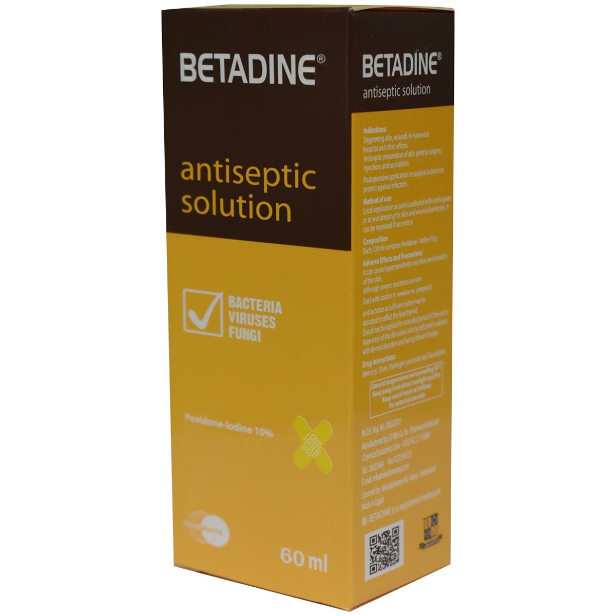 Betadine Antiseptic 60ml Solution