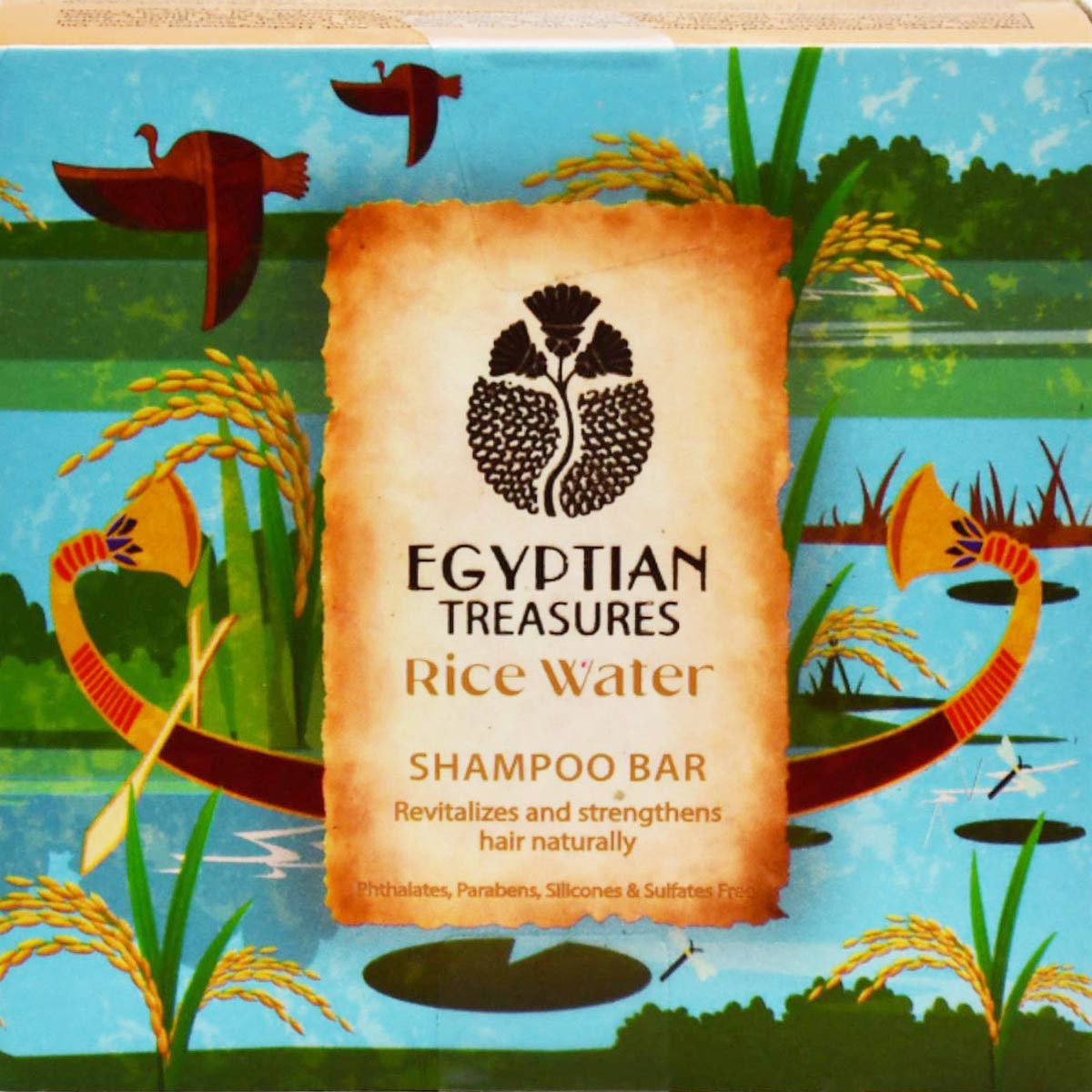 Egyptian Treasures Rice Water Shampoo Bar 100gm