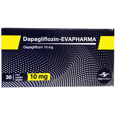 Dapagliflozin Evapharma 10mg 30 Tablets