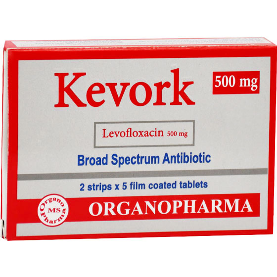 Kevork 500mg 10 Film Coated Tablets