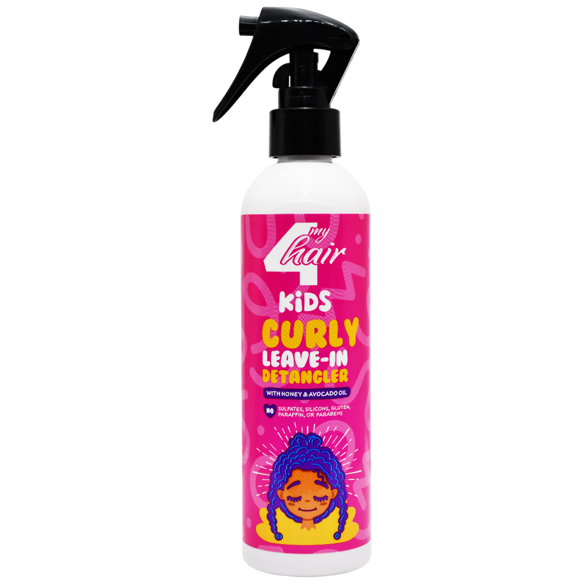 4 My Hair Kids Curly Leave In Detangler 300ml