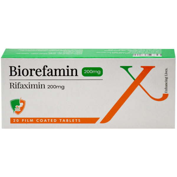 Biorefamin 200mg 20 Film Coated Tablets