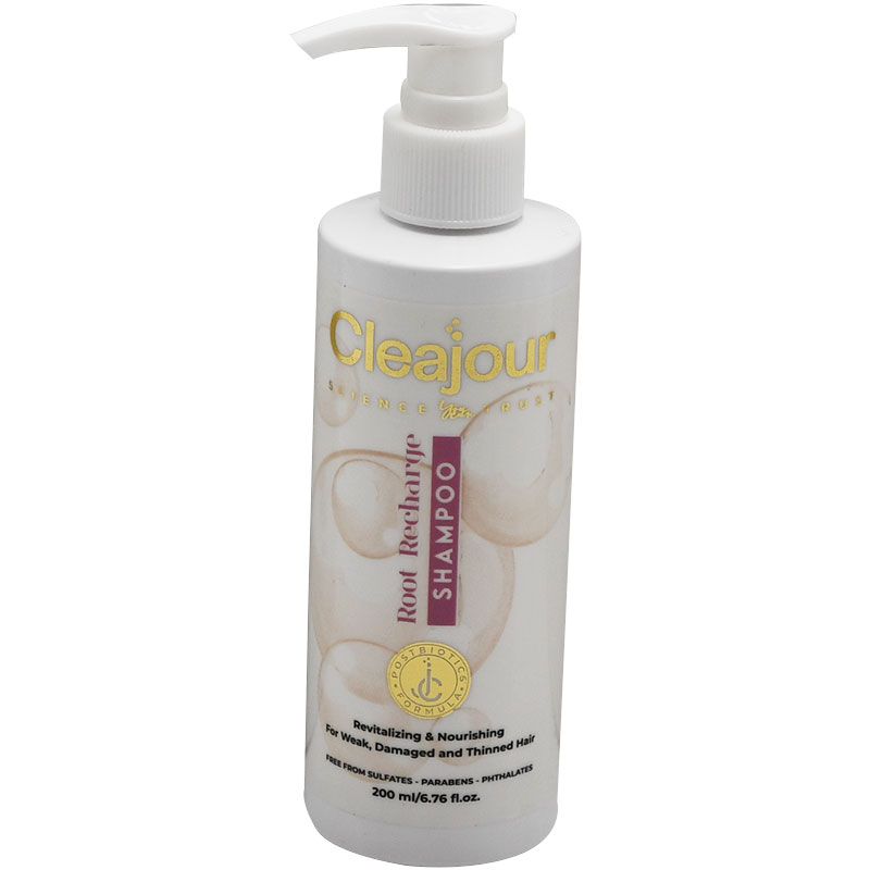 Cleajour Root Recharge Shampoo For Damaged Thin Hair 200ml