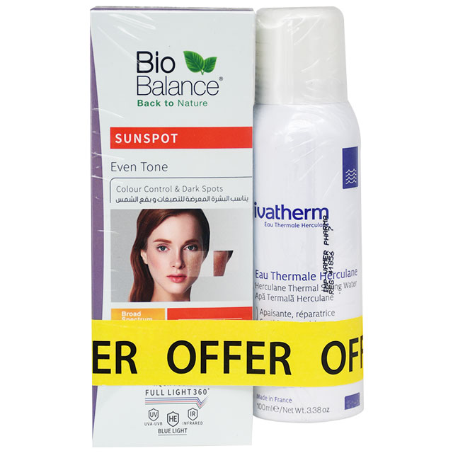 Bio Balance Sunspot 40ml+Ivatherm Thermal Water 100ml (Offer Pack)