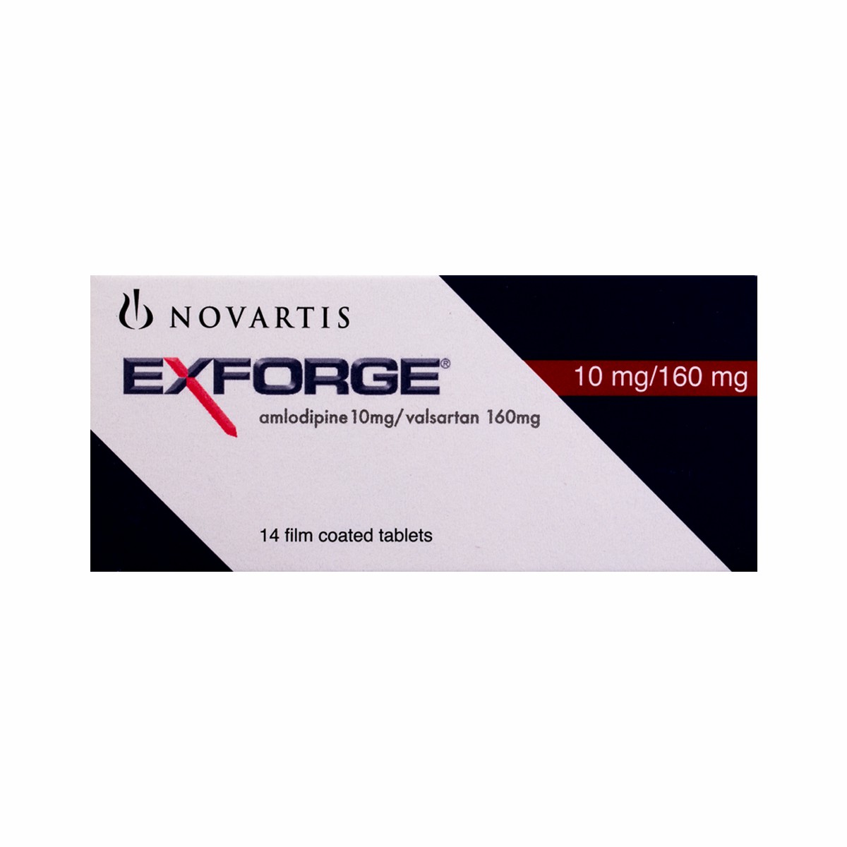 Exforge 10/160mg 14 Tablets