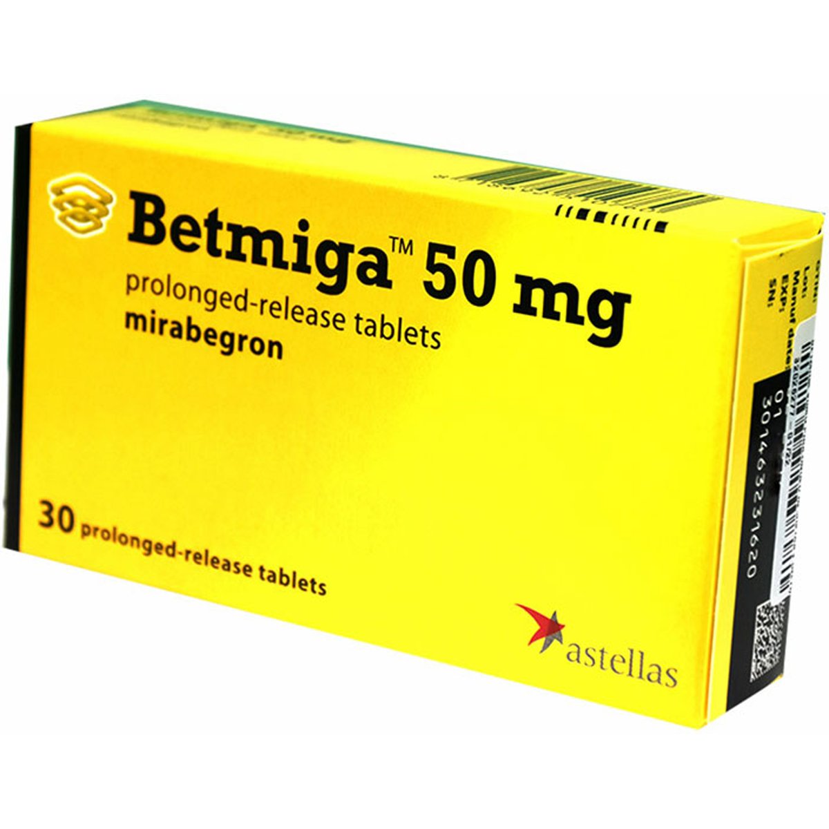 Betmiga 50mg Prolonged Release 30 Tablets