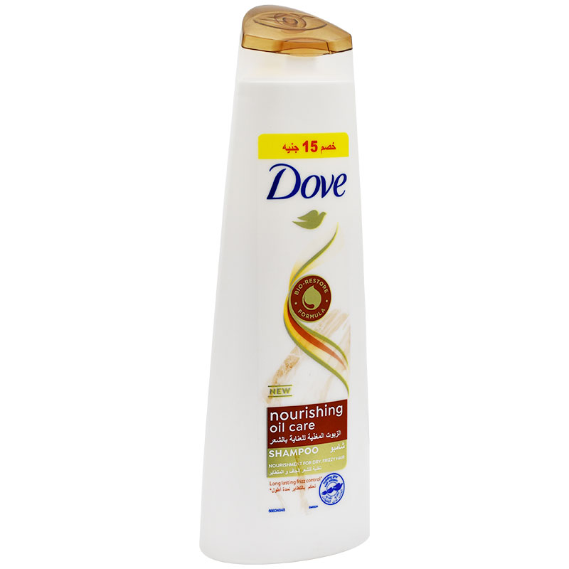 Dove Nourishing Oil Care Shampoo 350ml Discount 15 L.E (Offer Pack)