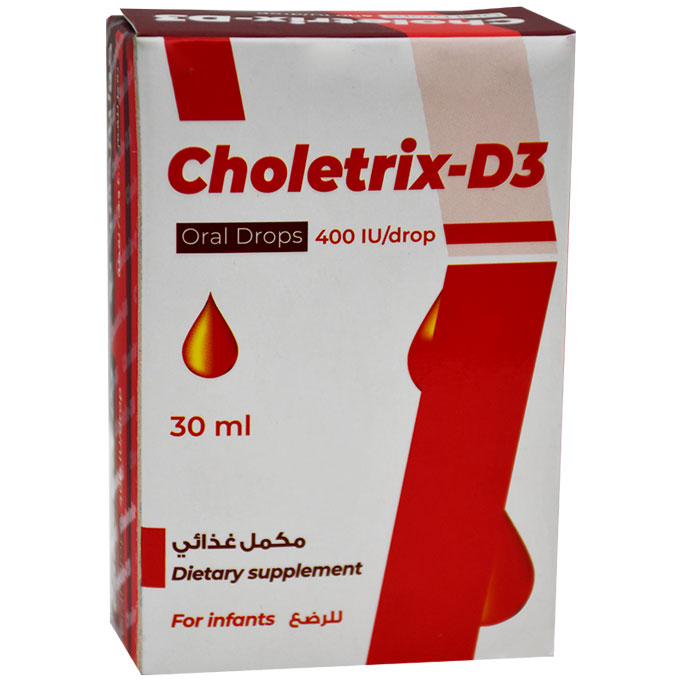 Choletrix-D3 400 IU Oral Drops For Infants 30ml